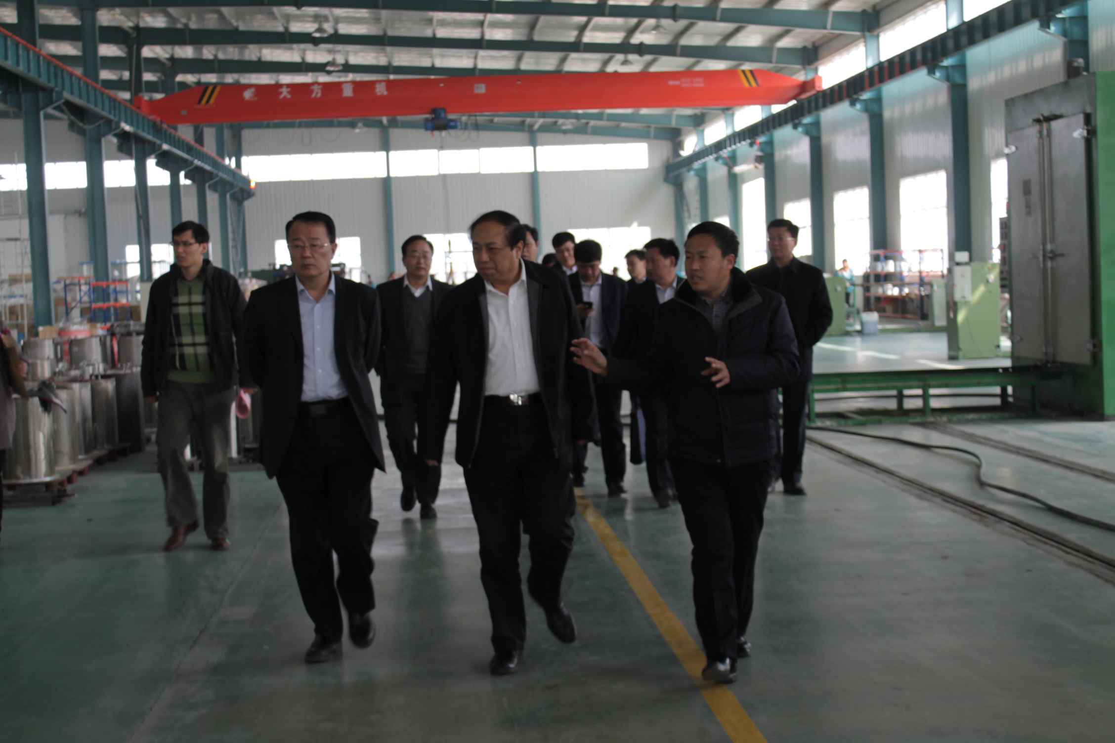 济宁市副市长周洪一行莅临公司考察指导